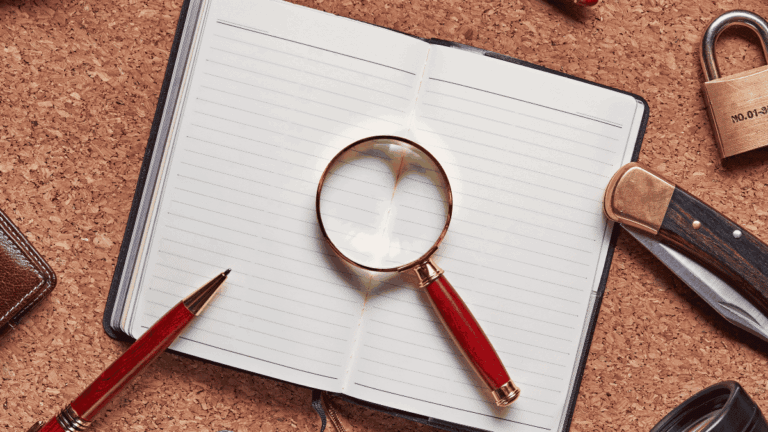 evidence magnifying glass
