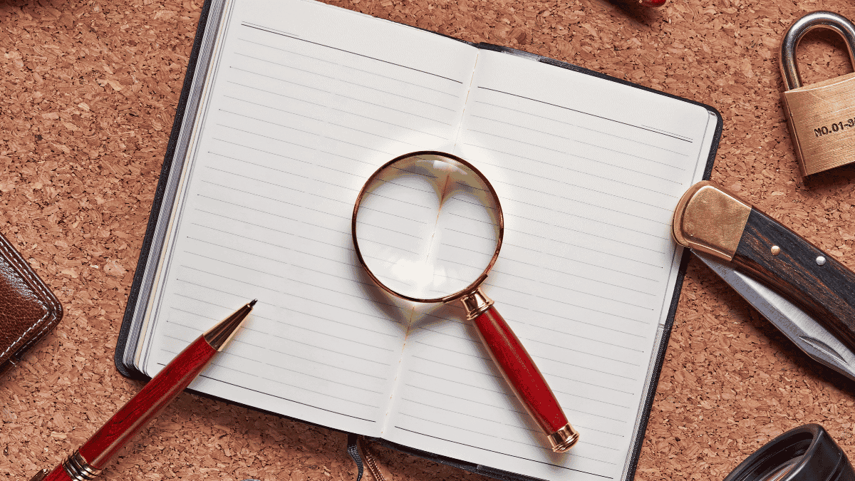 evidence magnifying glass