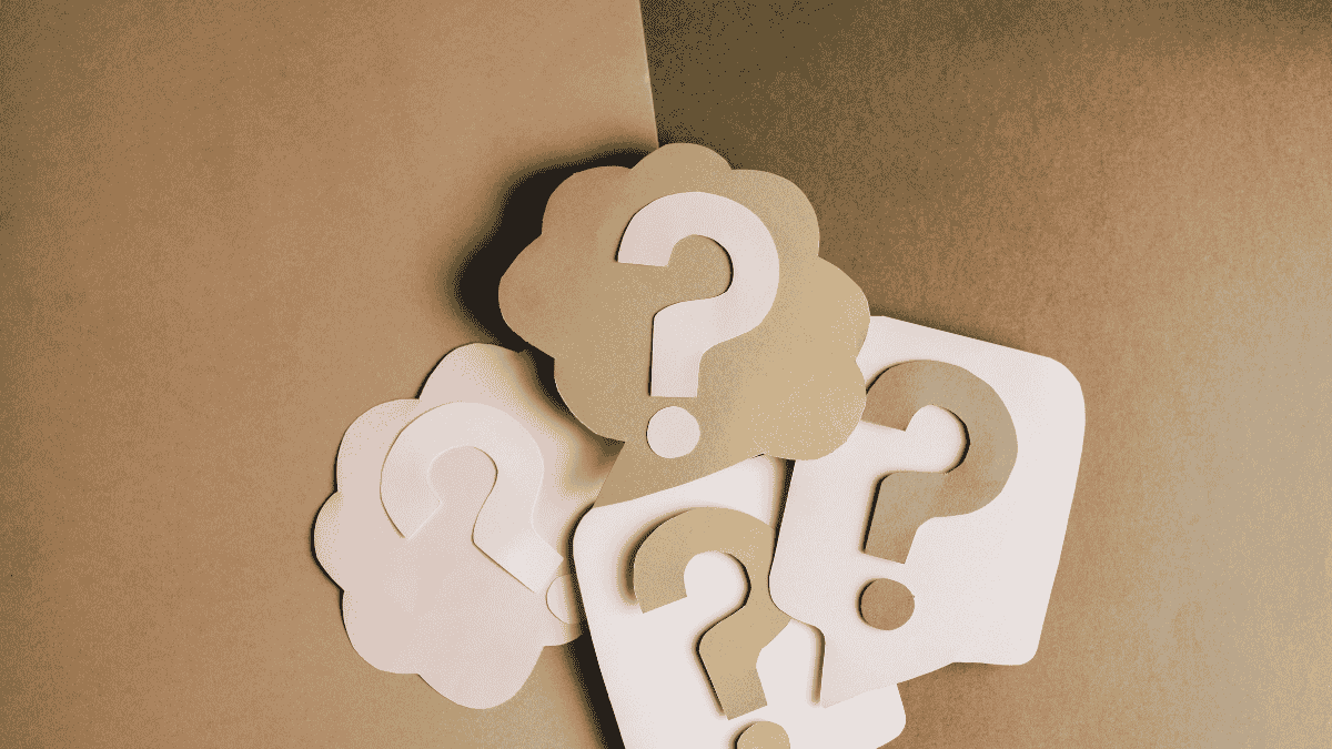 question marks