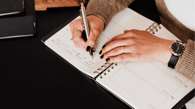 writing in diary