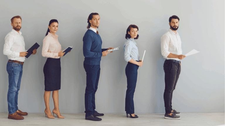 hiring people in queue