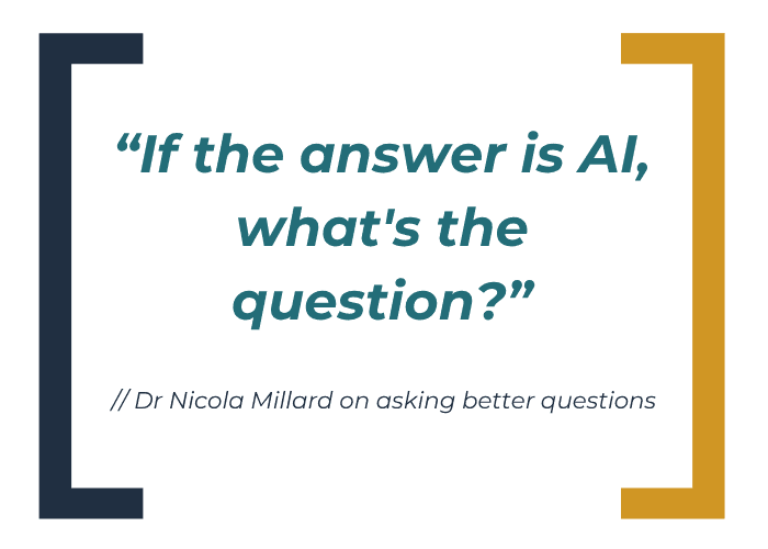 nicola millard question quote
