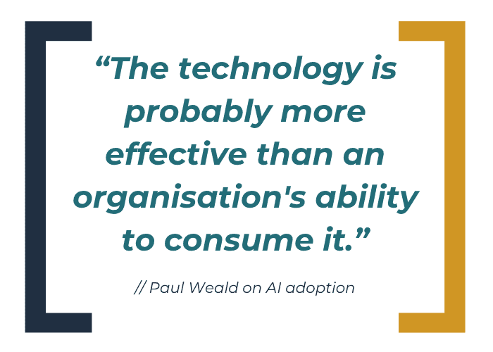 paul weald effective technology quote