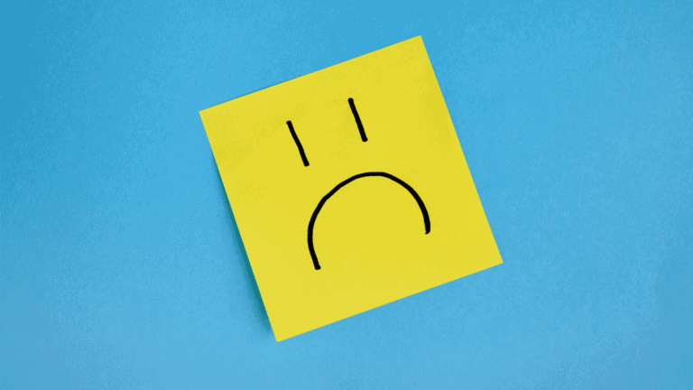 sad post it