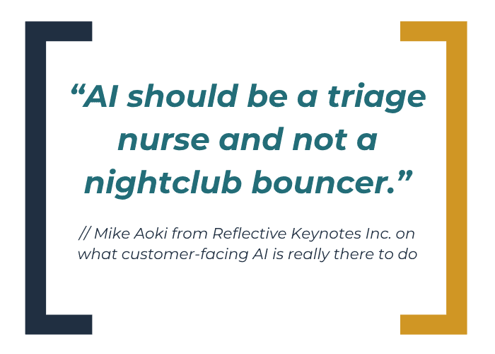 mike aoki nurse bouncer quote
